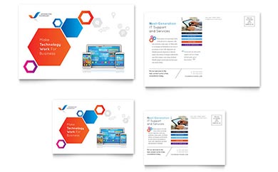 Free Printable Postcard Template - Word, Publisher, InDesign, Illustrator, Pages, QuarkXPress, CorelDraw