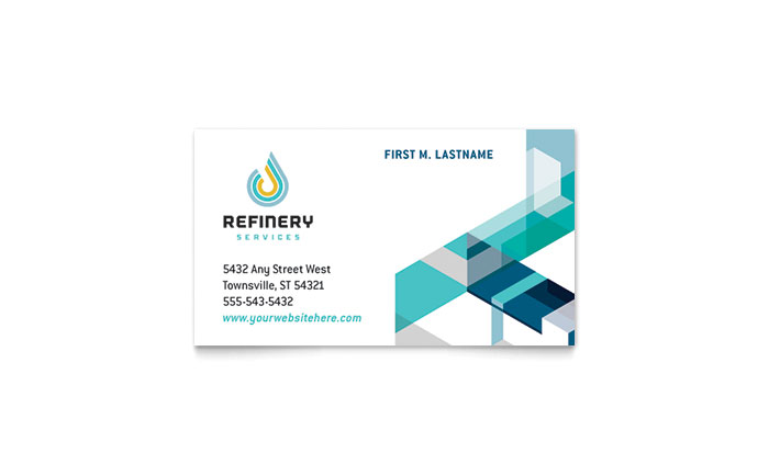Manufacturing Card Manufacturing Business Card Templates - Word, InDesign & More