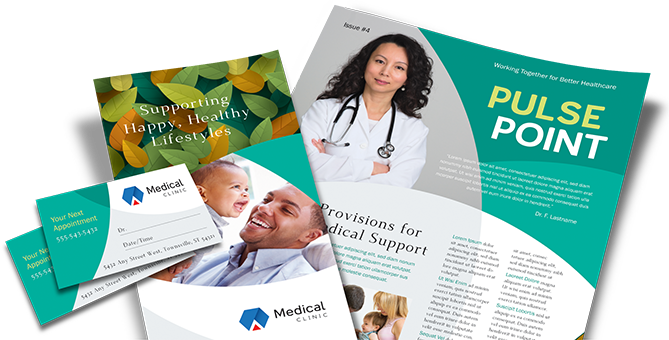 Medical brand identity marketing templates stocklayouts
