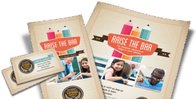 Education and school brand identity marketing templates stocklayouts