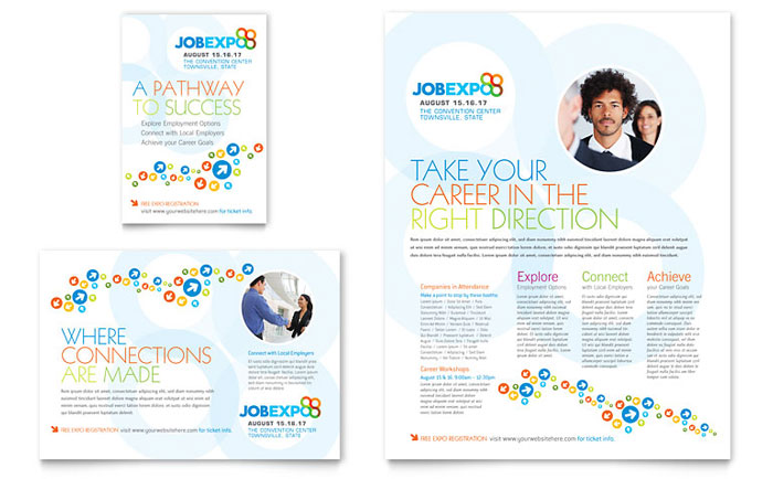 Job Fair Flyer InDesign Template