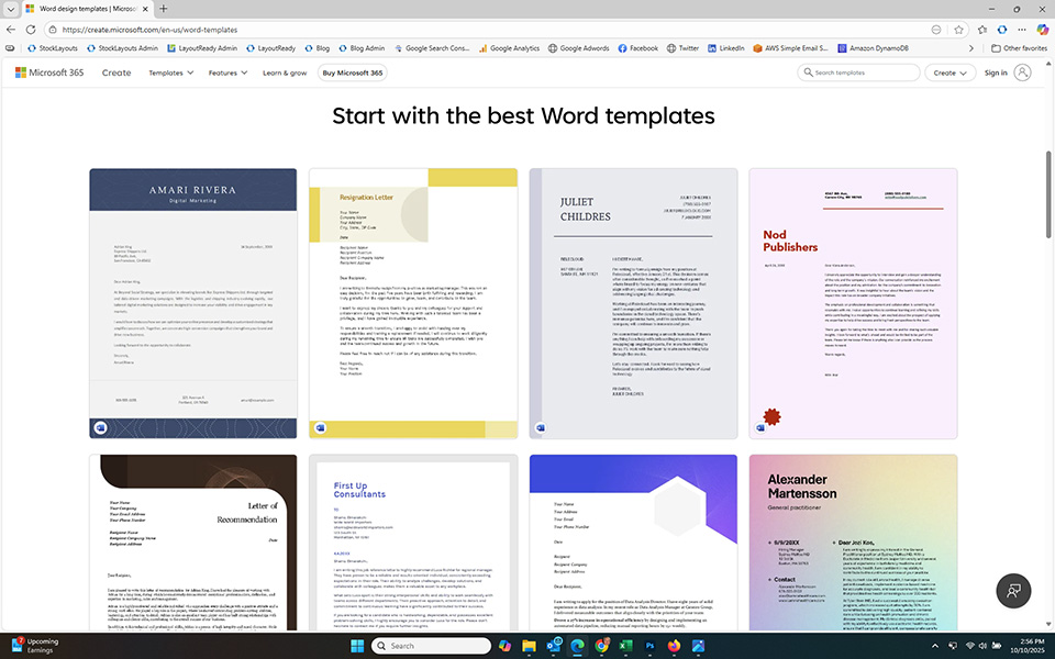 microsoft-word-templates-screen-capture Microsoft Word Templates Online Screenshot