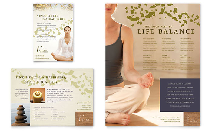 Natural Health Flyer InDesign Template