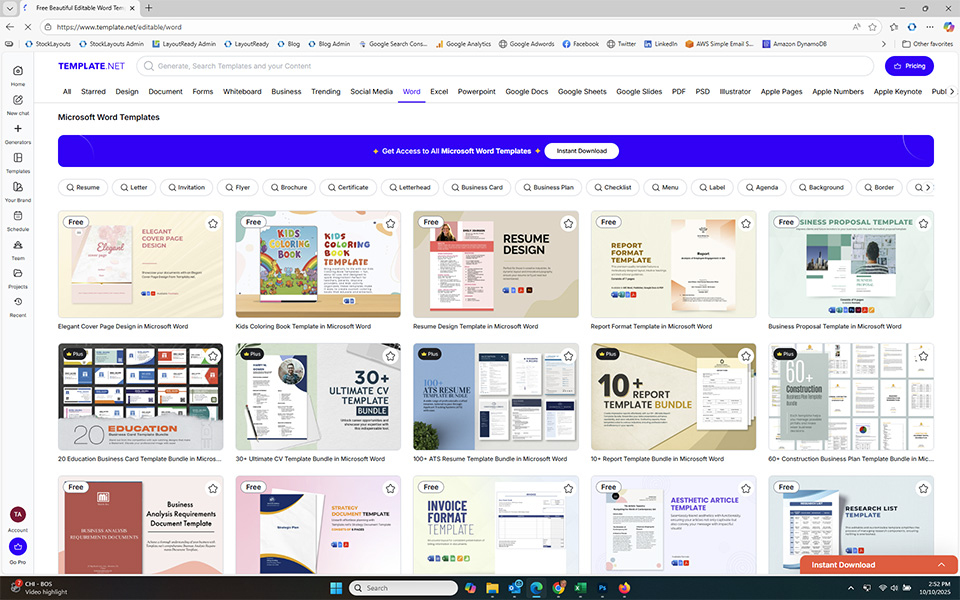 templatenet-word-templates-screen-capture Template.net Word Templates Online Screenshot